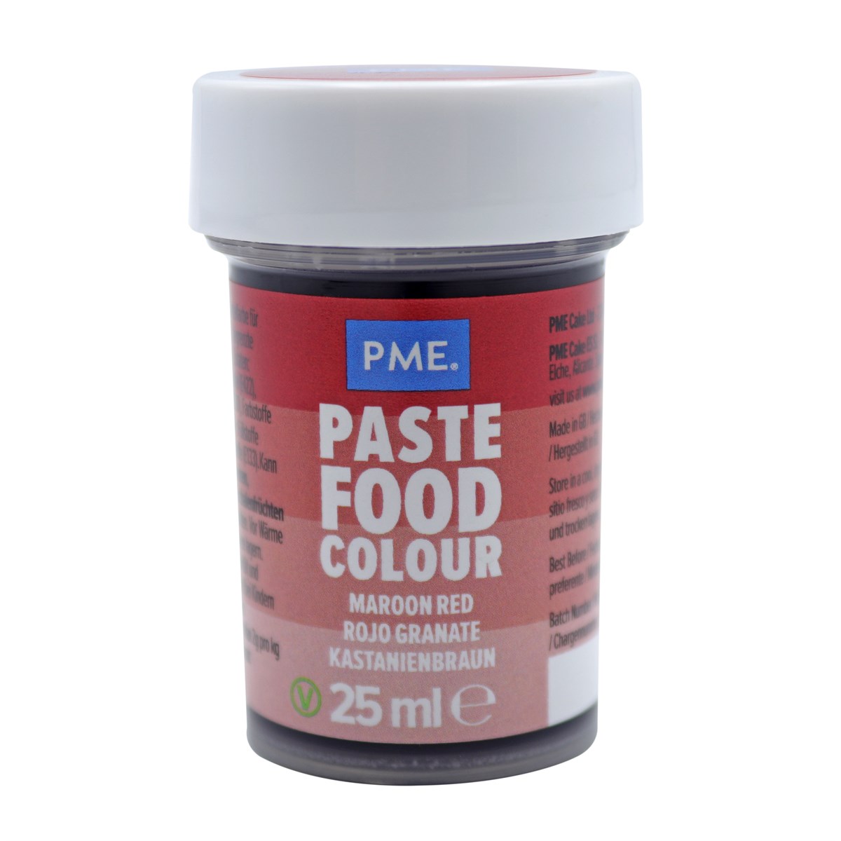 PME Lebensmittelfarbe - Maroon Red 25g