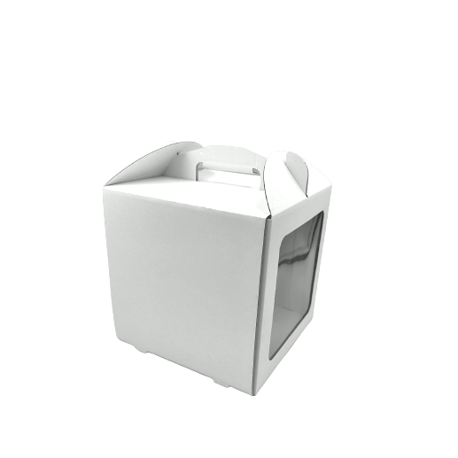 Tortenkarton mit Griff & Fenster 30 x 30 x 21cm