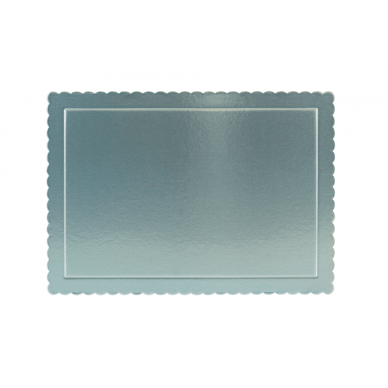 Tortenplatte Silber 25x35cm x 3mm