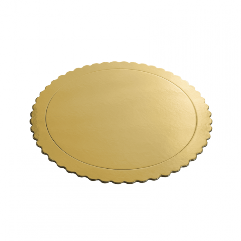 Tortenplatte Gold 30cm Ø x 3mm