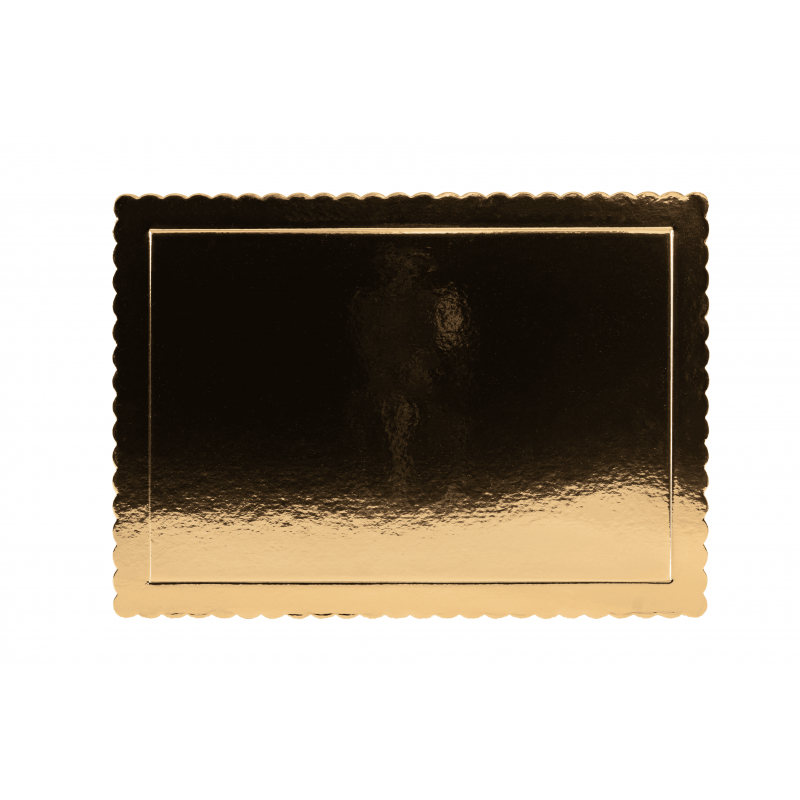 Tortenplatte Gold 25x35cm x 3mm